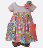 Bonnie Jean Owl Print Dress with panty