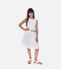 Bonnie Jean ivory and gold daisy dress