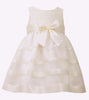 Bonnie Jean ivory ribbon party dress