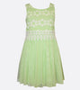 Bonnie Jean Lime green lace Popover to Mesh