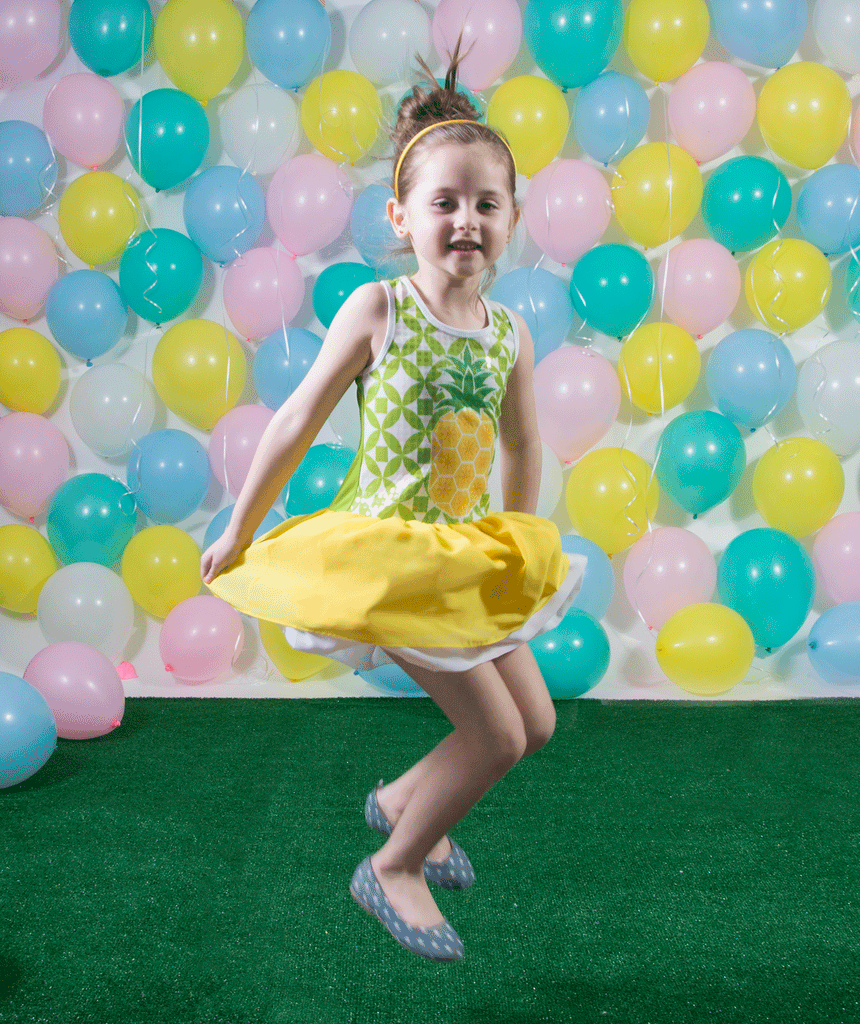 Bonnie Jean Pineapple Sequin Dress