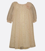 Bonnie Jean raglan sleeve spangle mesh float dress