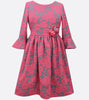 Bonnie Jean plus size floral knit dress